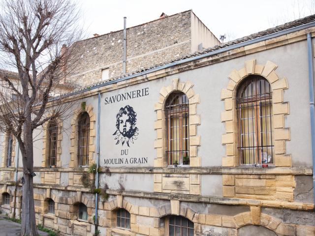 Façade De La Savonnerie Du Moulin à Grain